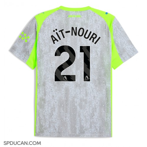 Muški Nogometni Dres Manchester City Rayan Ait-Nouri #21 Rezervni 2025-26 Kratak Rukav